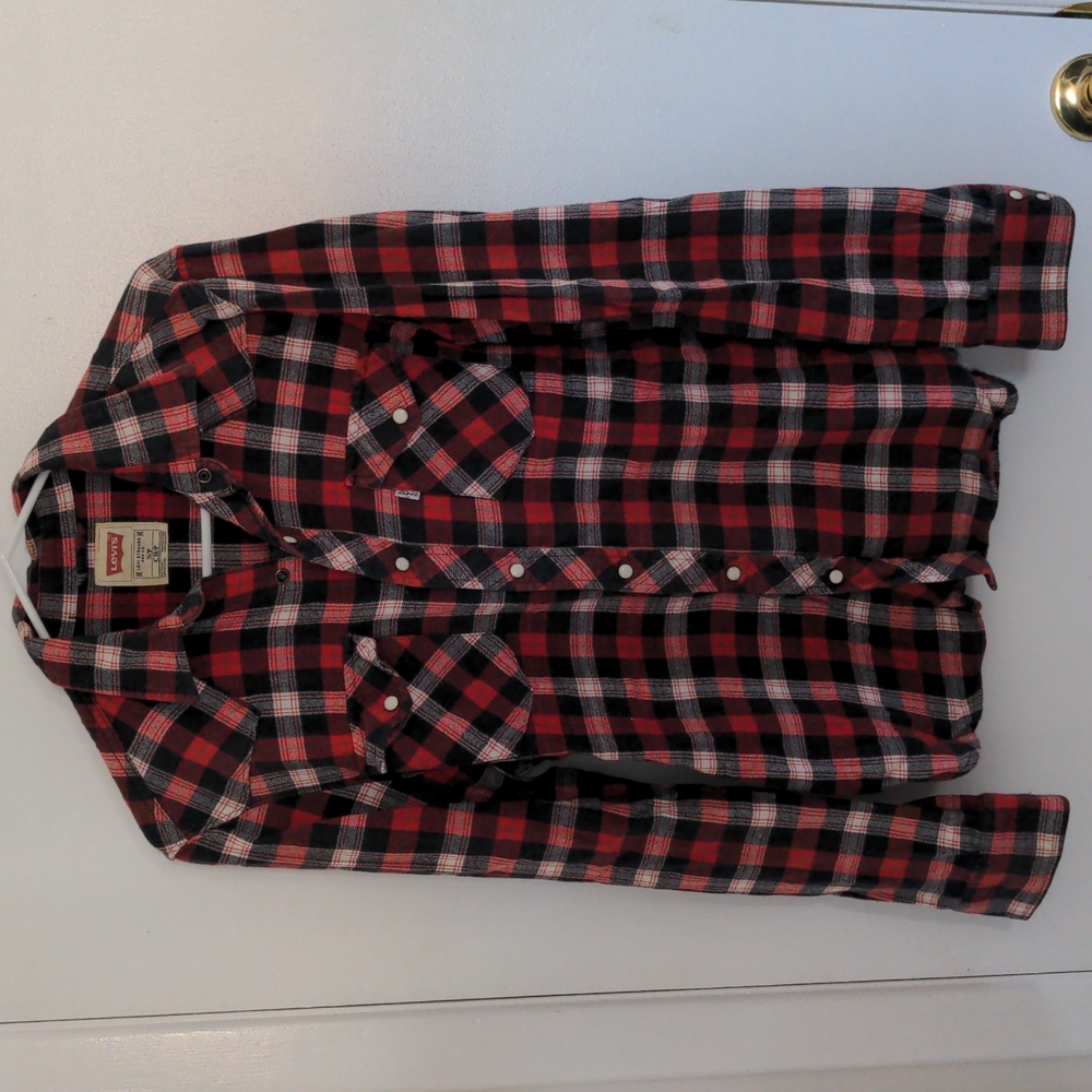 Levi's Men's Plaid Button Down Shirt